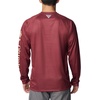 Columbia Men’s Collegiate Terminal Tackle Heather Long Sleeve Shirt(Fsu – Cabernet Heather)