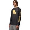 Columbia Men’s Collegiate Terminal Tackle Heather Long Sleeve Shirt(Lsu – Shark Heather)