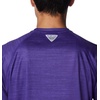 Columbia Men’s Collegiate Terminal Tackle Heather Long Sleeve Shirt(Lsu – Vivid Purple Heather)