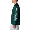 Columbia Men’s Collegiate Terminal Tackle Heather Long Sleeve Shirt(Ms – Spruce Heather)