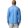Columbia Men’s Collegiate Terminal Tackle Heather Long Sleeve Shirt(Nc – White Cap Heather)
