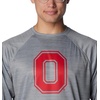 Columbia Men’s Collegiate Terminal Tackle Heather Long Sleeve Shirt(Os – Columbia Grey Heather)