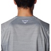 Columbia Men’s Collegiate Terminal Tackle Heather Long Sleeve Shirt(Os – Columbia Grey Heather)