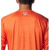 Columbia Men’s Collegiate Terminal Tackle Heather Long Sleeve Shirt(Osu – Tangy Orange Heather)