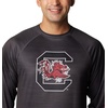 Columbia Men’s Collegiate Terminal Tackle Heather Long Sleeve Shirt(Sc – Shark Heather)