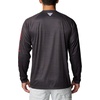 Columbia Men’s Collegiate Terminal Tackle Heather Long Sleeve Shirt(Sc – Shark Heather)