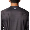 Columbia Men’s Collegiate Terminal Tackle Heather Long Sleeve Shirt(Sc – Shark Heather)