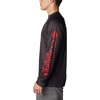 Columbia Men’s Collegiate Terminal Tackle Heather Long Sleeve Shirt(Uga – Shark Heather)