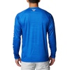 Columbia Men’s Collegiate Terminal Tackle Heather Long Sleeve Shirt(Uk – Azul Heather)