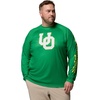 Columbia Men’s Collegiate Terminal Tackle Heather Long Sleeve Shirt(Uo – Fuse Green Heather)