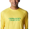 Columbia Men’s Collegiate Terminal Tackle Heather Long Sleeve Shirt(Uo – Yellow Glo Heather)