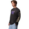Columbia Men’s Collegiate Terminal Tackle Heather Long Sleeve Shirt(Uw – Shark Heather)