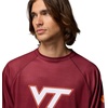 Columbia Men’s Collegiate Terminal Tackle Heather Long Sleeve Shirt(Vt – Deep Maroon Heather)