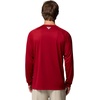 Columbia Men’s Collegiate Terminal Tackle Long Sleeve Shirt(Ark – Red Velvet/White)