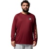 Columbia Men’s Collegiate Terminal Tackle Long Sleeve Shirt(Fsu – Cabernet/Sierra Tan)