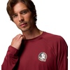 Columbia Men’s Collegiate Terminal Tackle Long Sleeve Shirt(Fsu – Cabernet/Sierra Tan)