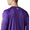 Columbia Men’s Collegiate Terminal Tackle Long Sleeve Shirt(Lsu – Vivid Purple/Collegiate Yellow)
