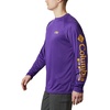 Columbia Men’s Collegiate Terminal Tackle Long Sleeve Shirt(Lsu – Vivid Purple/Collegiate Yellow)