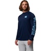 Columbia Men’s Collegiate Terminal Tackle Long Sleeve Shirt(Nc – Collegiate Navy)