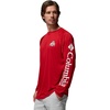 Columbia Men’s Collegiate Terminal Tackle Long Sleeve Shirt(Os – Intense Red/White)