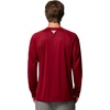 Columbia Men’s Collegiate Terminal Tackle Long Sleeve Shirt(Sc – Beet/White)