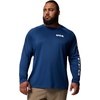 Columbia Men’s Collegiate Terminal Tackle Long Sleeve Shirt(Uga – Carbon)