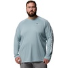 Columbia Men’s Collegiate Terminal Tackle Long Sleeve Shirt(Uga – Crushed Blue)
