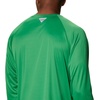 Columbia Men’s Collegiate Terminal Tackle Long Sleeve Shirt(Uo – Fuse Green/Yellow Glo)