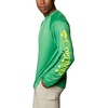 Columbia Men’s Collegiate Terminal Tackle Long Sleeve Shirt(Uo – Fuse Green/Yellow Glo)