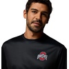 Columbia Men’s Collegiate Terminal Tackle Short Sleeve Shirt Os – Black