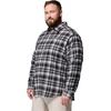 Columbia Men’s Cornell Woods Flannel Long Sleeve Shirt(Black Backland Tartan)