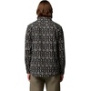 Columbia Men’s Cornell Woods Flannel Long Sleeve Shirt(Black Geostripe Tonal)