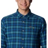 Columbia Men’s Cornell Woods Flannel Long Sleeve Shirt(Bright Indigo Tartan Ombre)