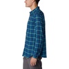 Columbia Men’s Cornell Woods Flannel Long Sleeve Shirt(Bright Indigo Tartan Ombre)