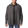 Columbia Men’s Cornell Woods Flannel Long Sleeve Shirt(City Grey Tartan Ombre)