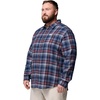 Columbia Men’s Cornell Woods Flannel Long Sleeve Shirt(Collegiate Navy Backland Tartan)
