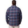 Columbia Men’s Cornell Woods Flannel Long Sleeve Shirt(Collegiate Navy Backland Tartan)