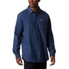 Columbia Men’s Cornell Woods Flannel Long Sleeve Shirt(Collegiate Navy Houndstooth)