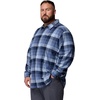 Columbia Men’s Cornell Woods Flannel Long Sleeve Shirt(Collegiate Navy Multi Buffalo Check)