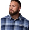 Columbia Men’s Cornell Woods Flannel Long Sleeve Shirt(Collegiate Navy Multi Buffalo Check)