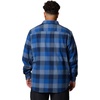 Columbia Men’s Cornell Woods Flannel Long Sleeve Shirt(Collegiate Navy Ombre Buffalo)