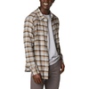 Columbia Men’s Cornell Woods Flannel Long Sleeve Shirt(Columbia Grey Med Window Tartan)