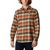 Columbia Men’s Cornell Woods Flannel Long Sleeve Shirt(Dark Amber Multi Buffalo Check)