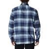 Columbia Men’s Cornell Woods Flannel Long Sleeve Shirt(Dark Mountain Buffalo Check)