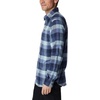 Columbia Men’s Cornell Woods Flannel Long Sleeve Shirt(Dark Mountain Buffalo Check)