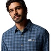 Columbia Men’s Cornell Woods Flannel Long Sleeve Shirt(Dark Mountain Cozy Check)