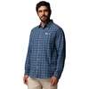 Columbia Men’s Cornell Woods Flannel Long Sleeve Shirt(Dark Mountain Cozy Check)