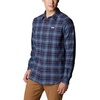 Columbia Men’s Cornell Woods Flannel Long Sleeve Shirt(Dark Mountain Multi Tartan)