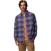 Columbia Men’s Cornell Woods Flannel Long Sleeve Shirt(Dark Mountain Textured Plaid)