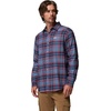 Columbia Men’s Cornell Woods Flannel Long Sleeve Shirt(Dark Mountain Textured Plaid)